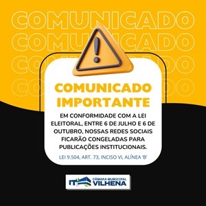 Comunicado eleições