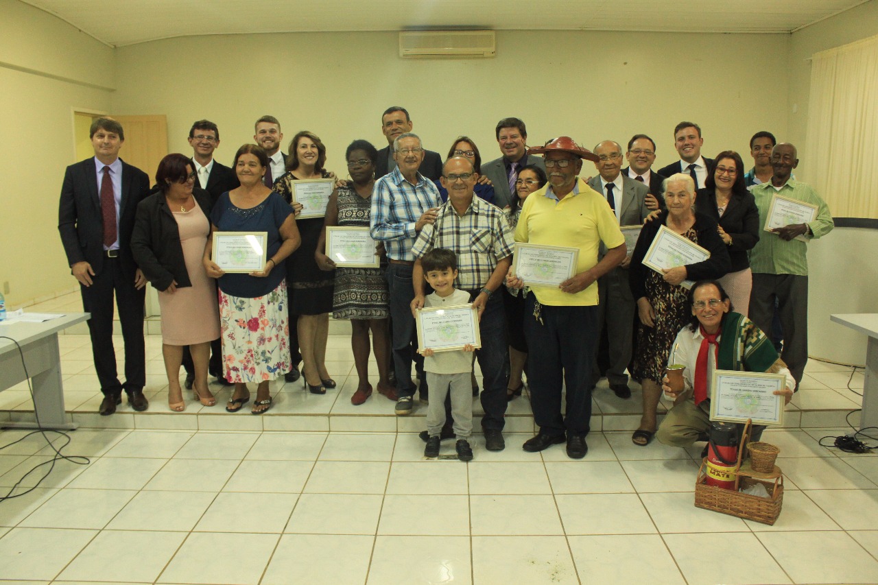 Câmara faz entrega de 11 Títulos de Cidadão Honorário em Vilhena